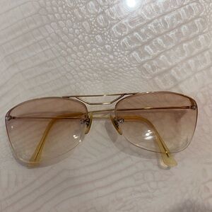 SC USA prescription glasses vintage gold plated